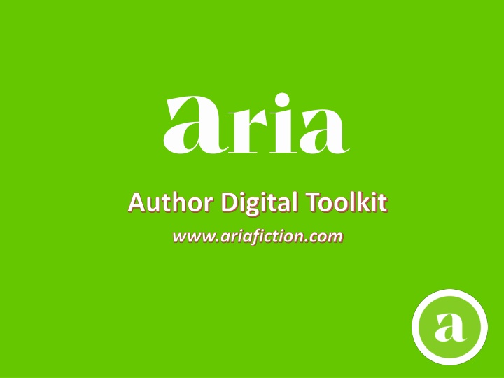 author digital toolkit www ariafiction com