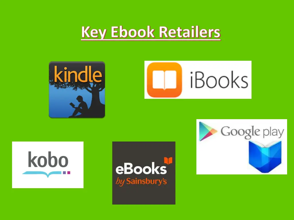 key ebook retailers