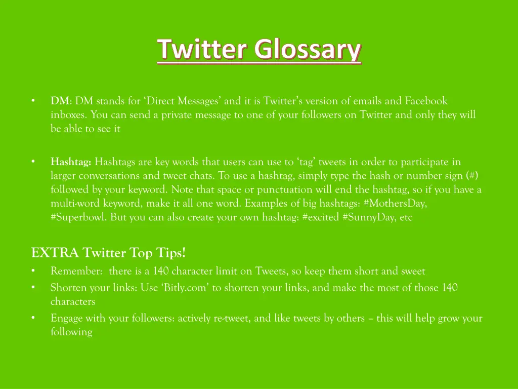 twitter glossary 1