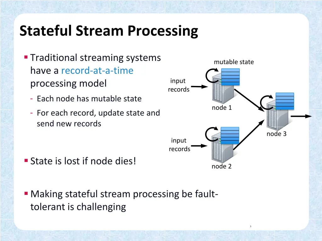 stateful stream processing