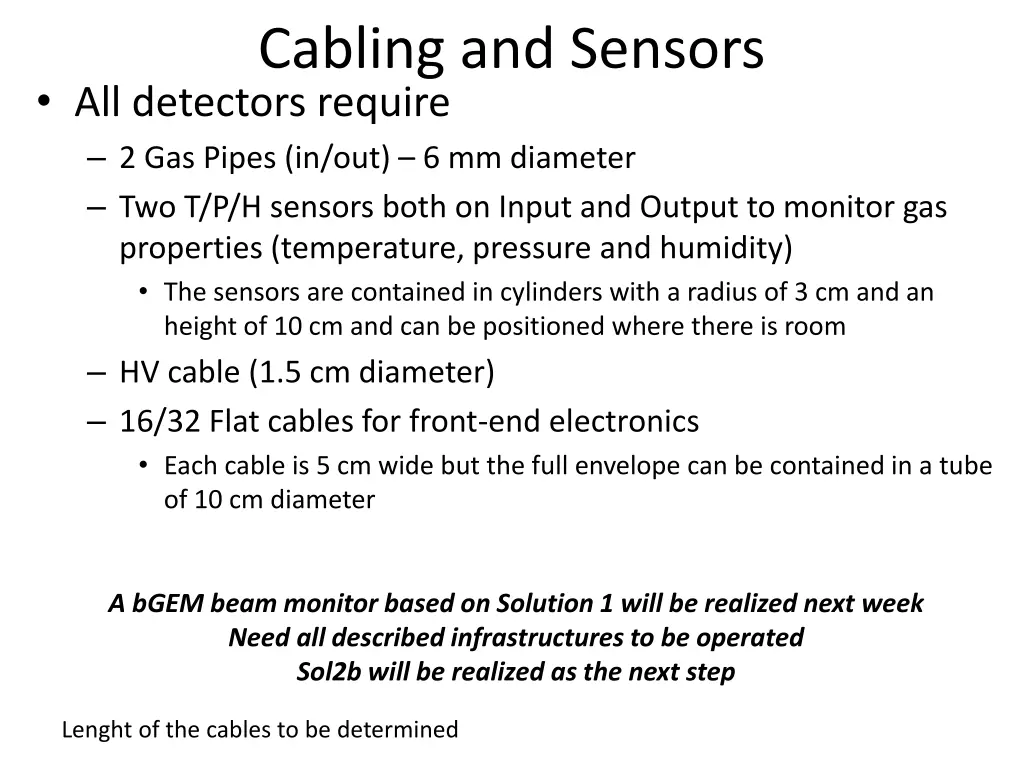 cabling and sensors all detectors require