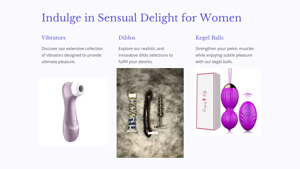 indulge in sensual delight for women