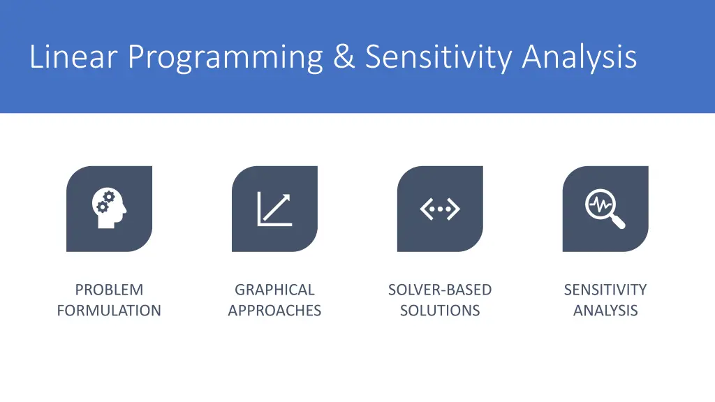 linear programming sensitivity analysis 1