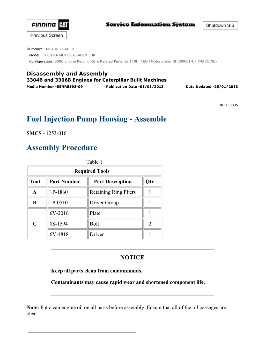 3306 engine rebuild kit related parts for 140h 8