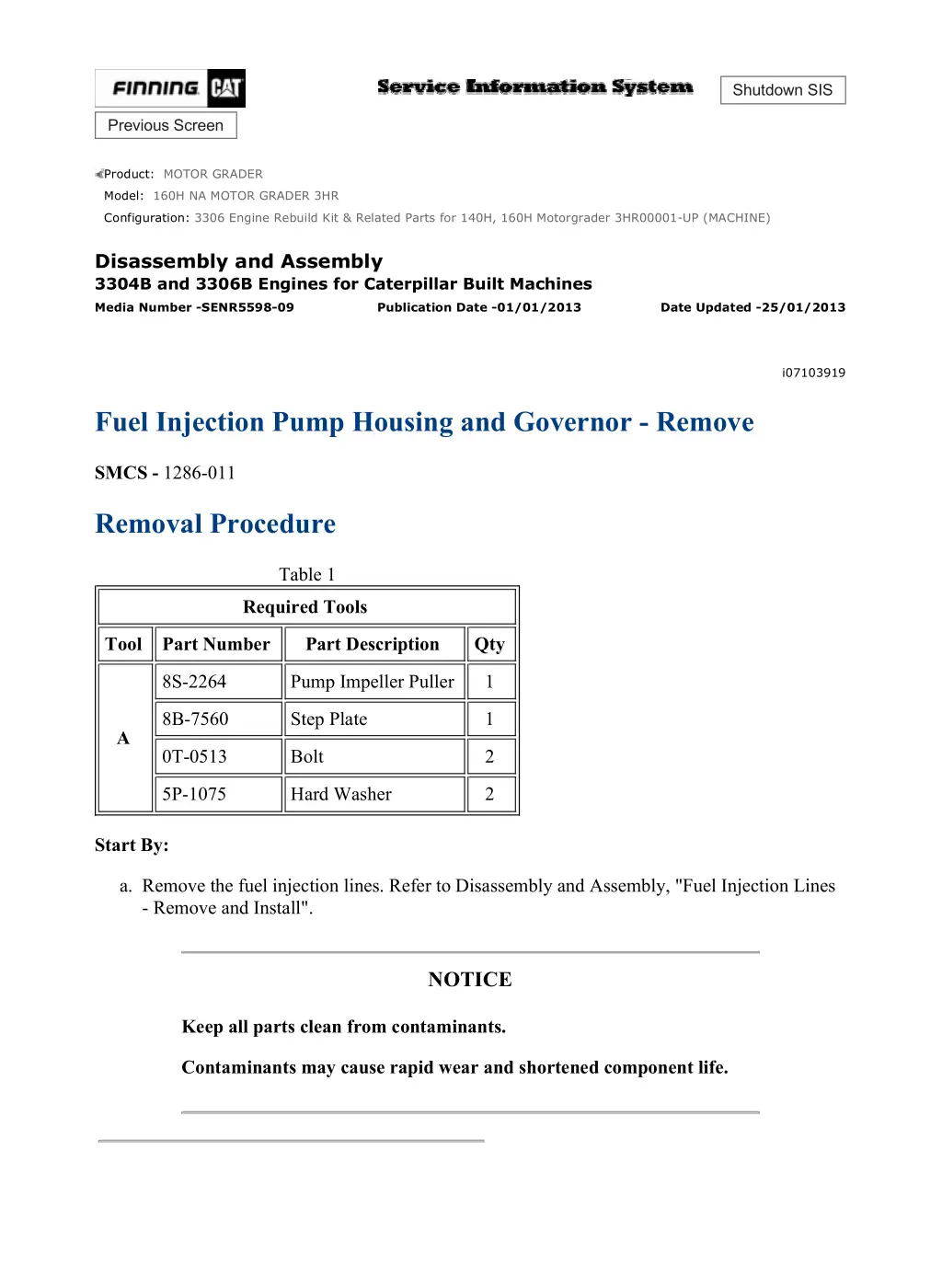 3306 engine rebuild kit related parts for 140h