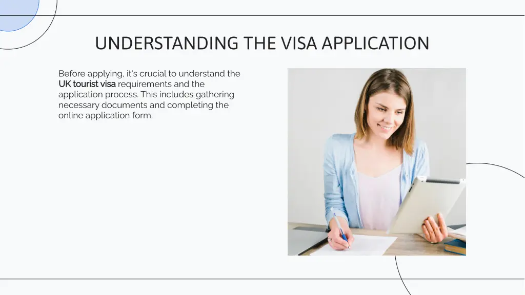 understanding the visa application