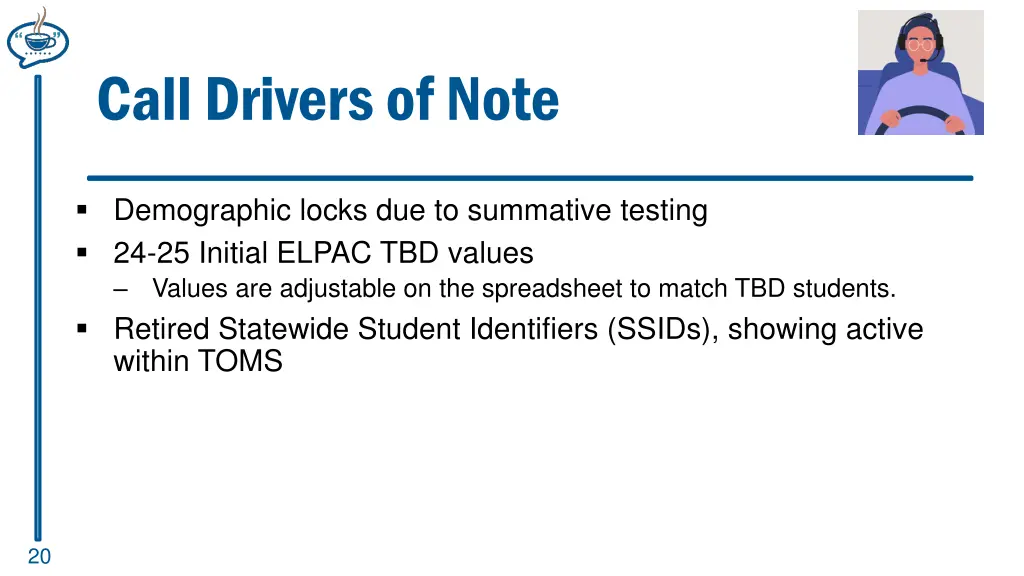 call drivers of note