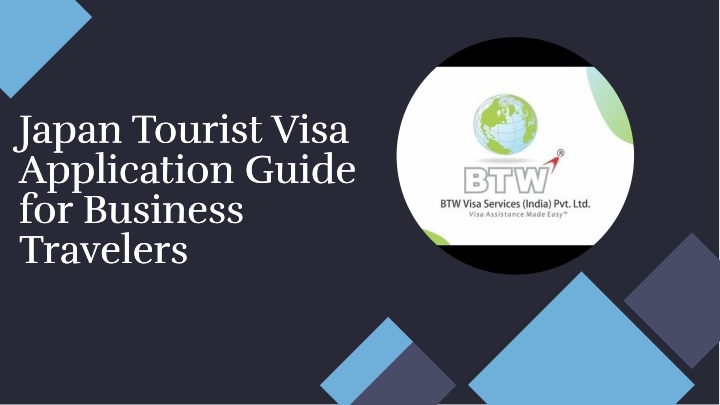 japan tourist visa application guide for business