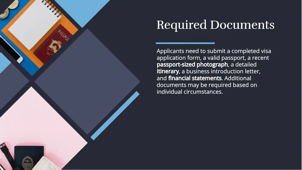 required documents required documents