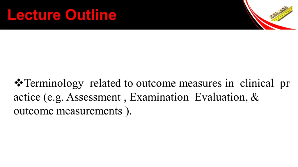 lecture outline