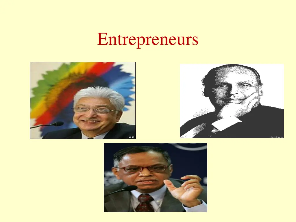 entrepreneurs