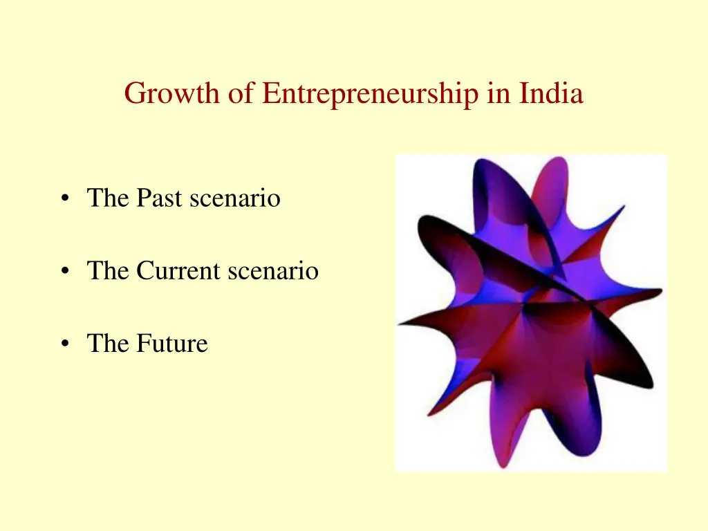 growth of entrepreneurship in india