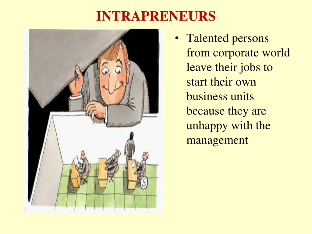 intrapreneurs