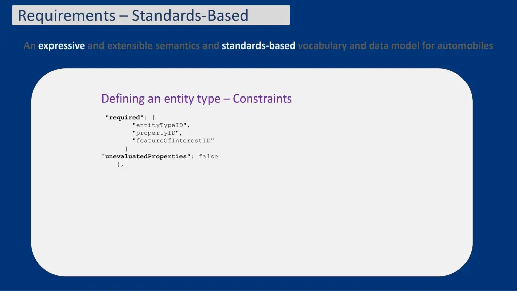 requirements standards based 4