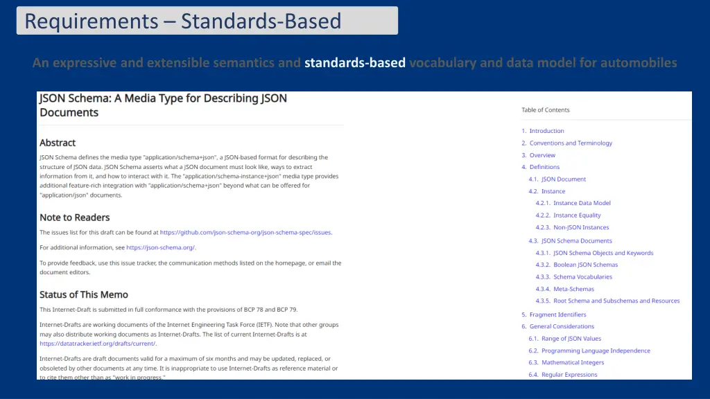 requirements standards based 6