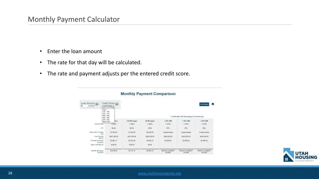 monthly payment calculator