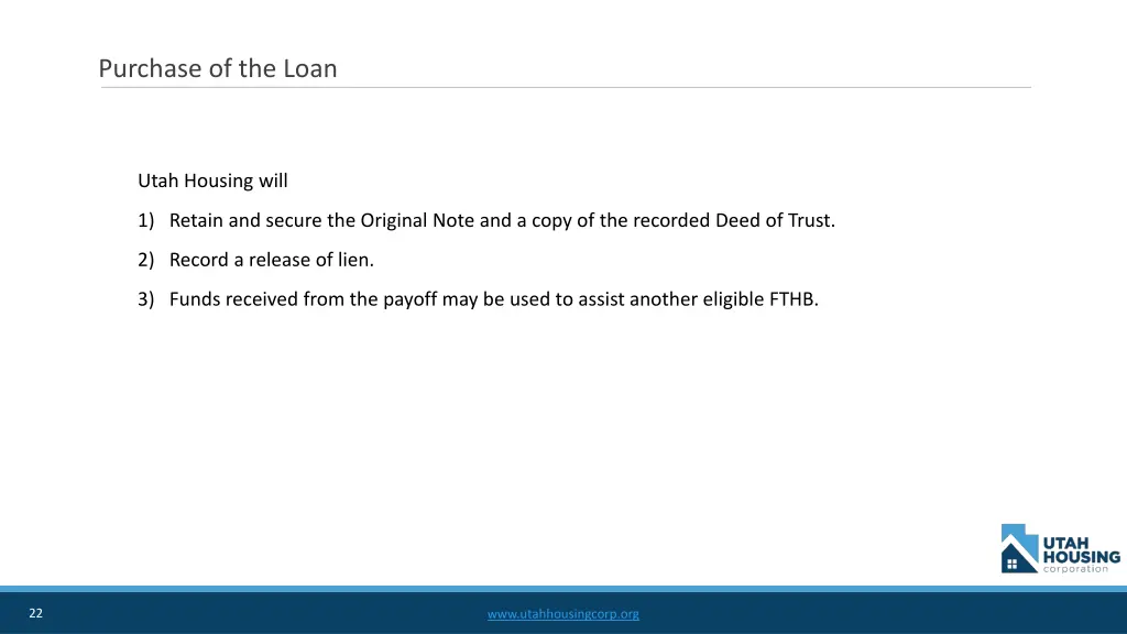 purchase of the loan 1