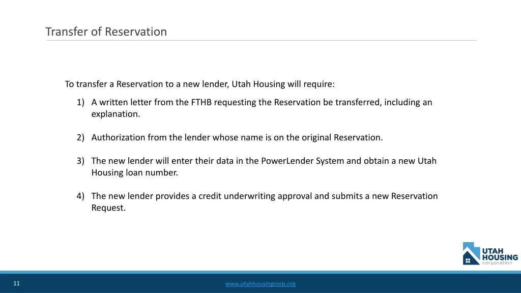 transfer of reservation 1