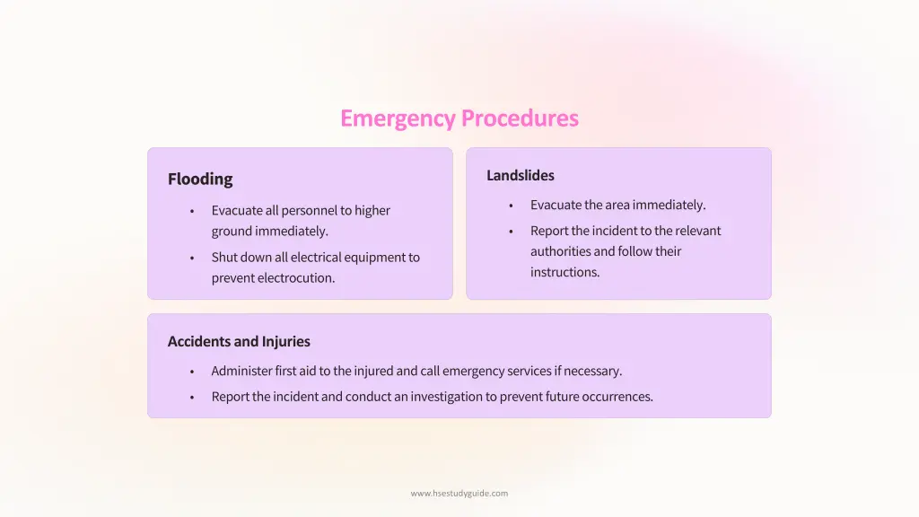 emergency procedures