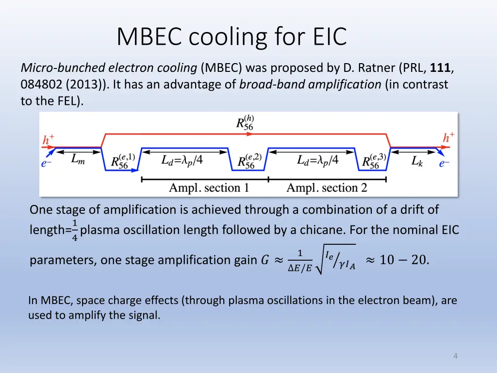 mbec cooling for eic