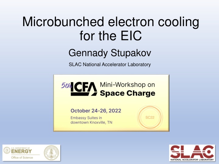 microbunched electron cooling for the eic gennady