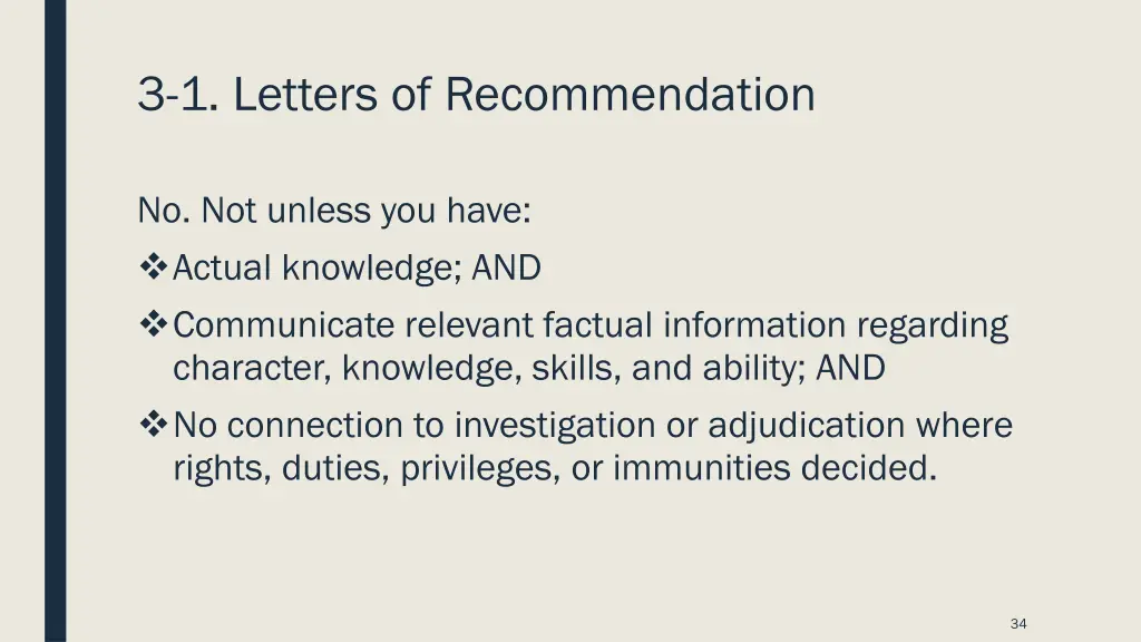 3 1 letters of recommendation