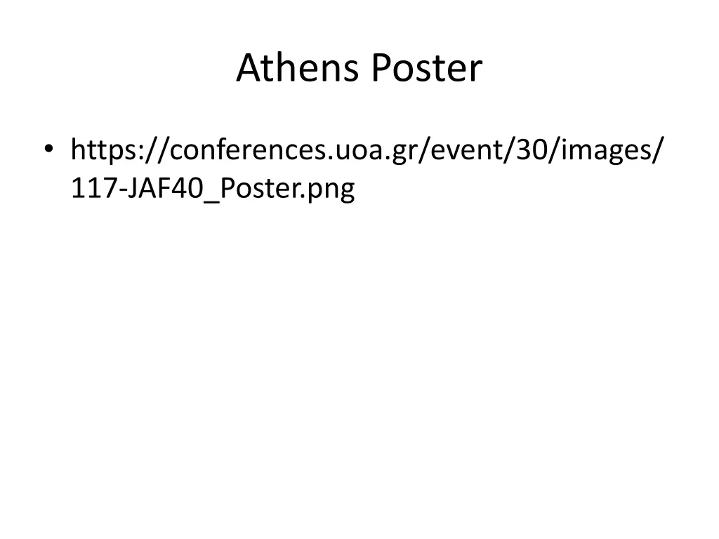 athens poster