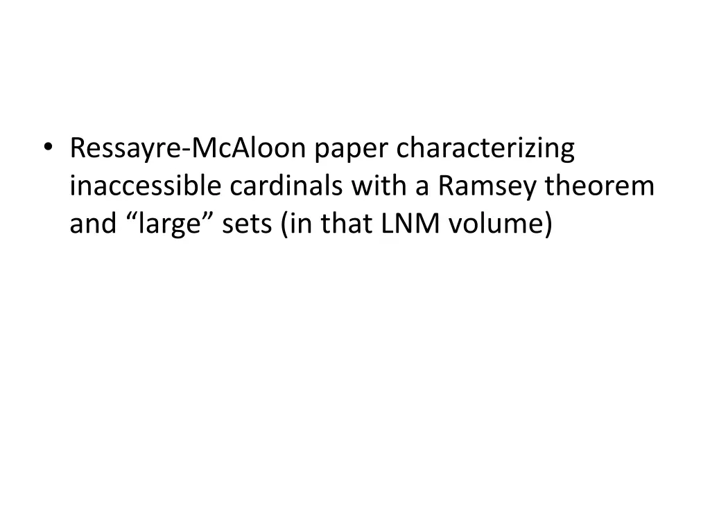 ressayre mcaloon paper characterizing