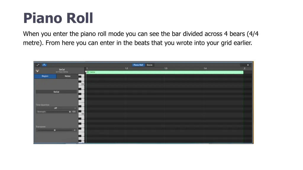 piano roll