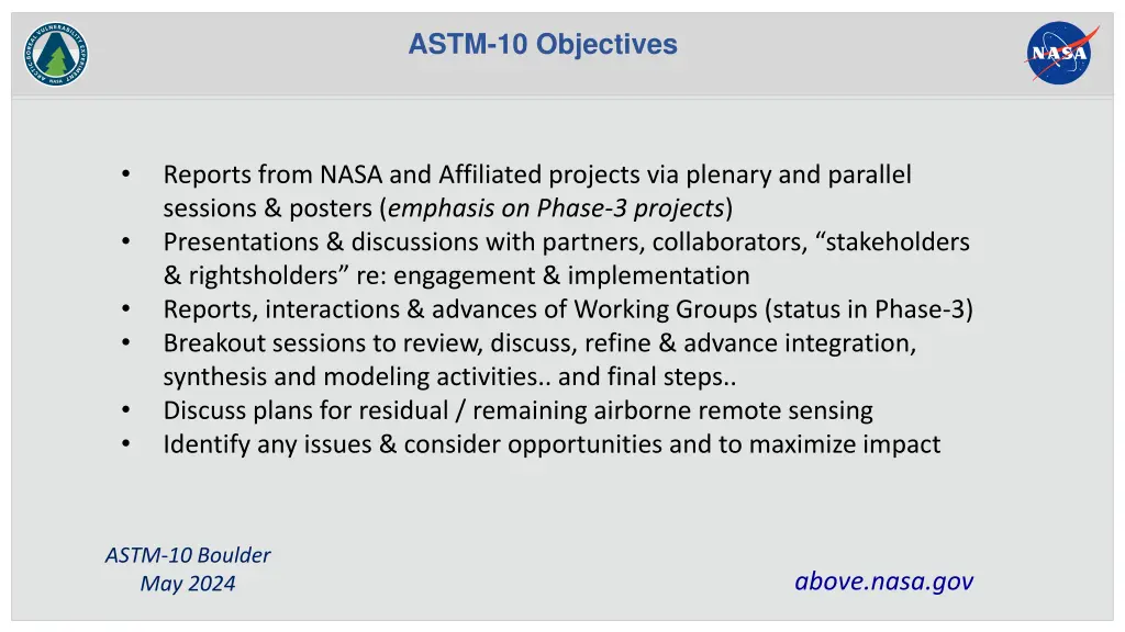 astm 10 objectives