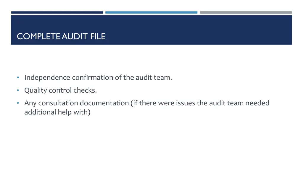 complete audit file 1