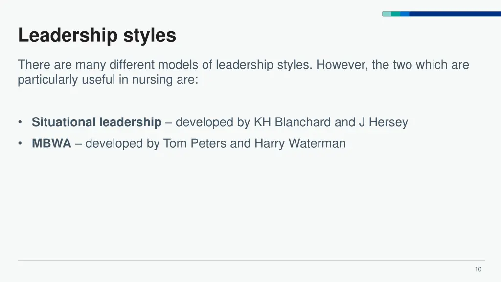 leadership styles