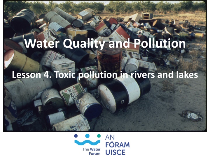 water quality and pollution