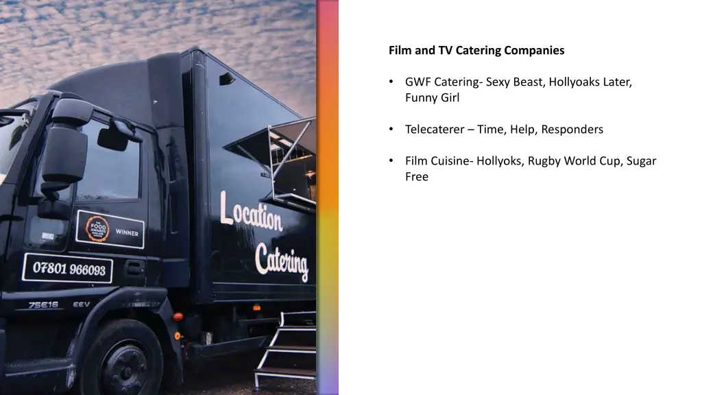 film and tv catering companies