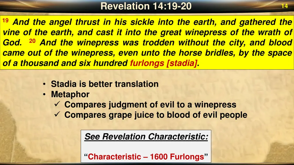 revelation 14 19 20