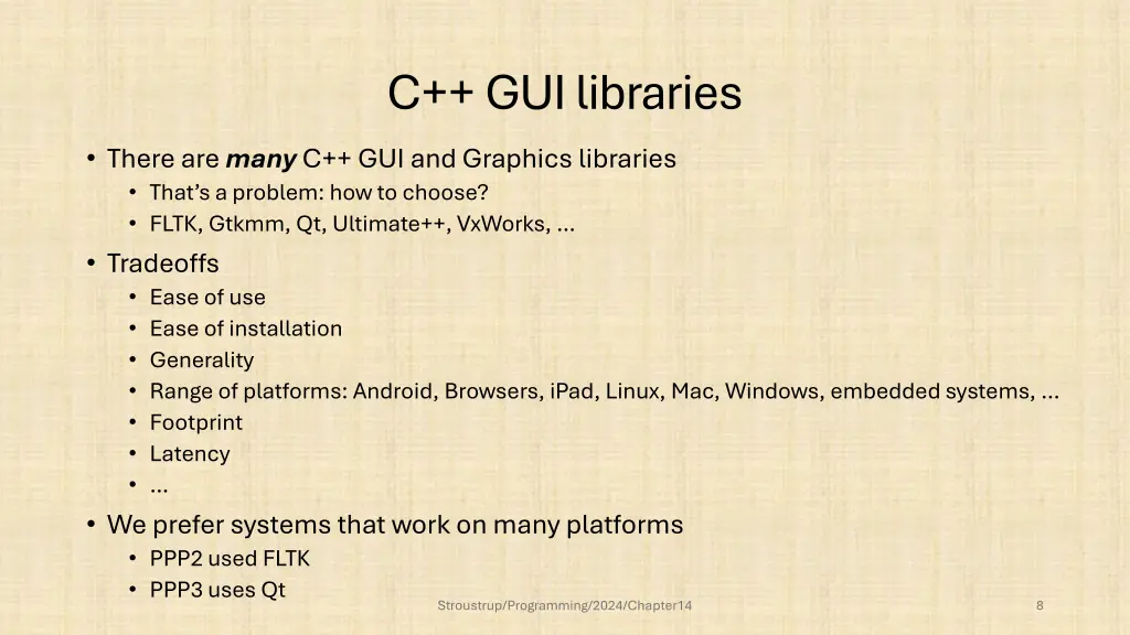 c gui libraries