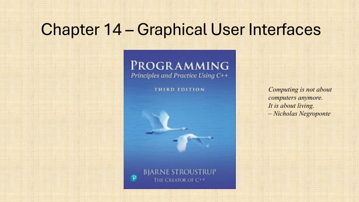 chapter 14 graphical user interfaces