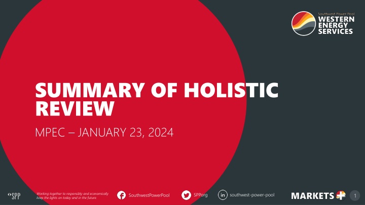 summary of holistic review mpec january 23 2024