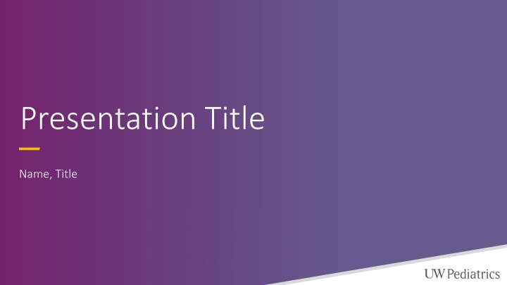 presentation title