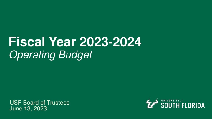 fiscal year 2023 2024 operating budget