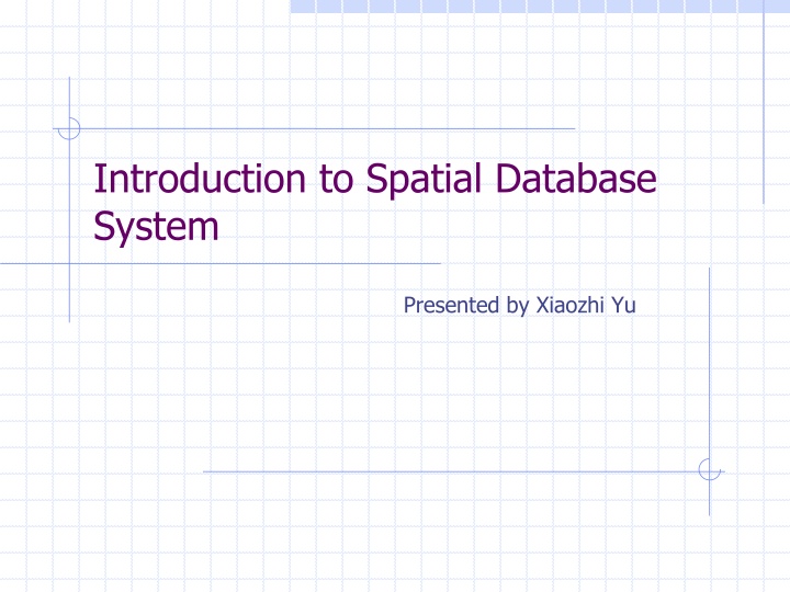 introduction to spatial database system