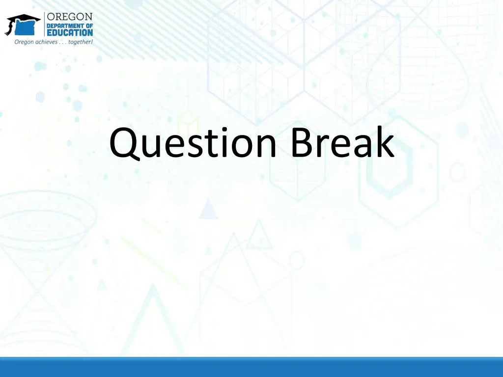 question break 1