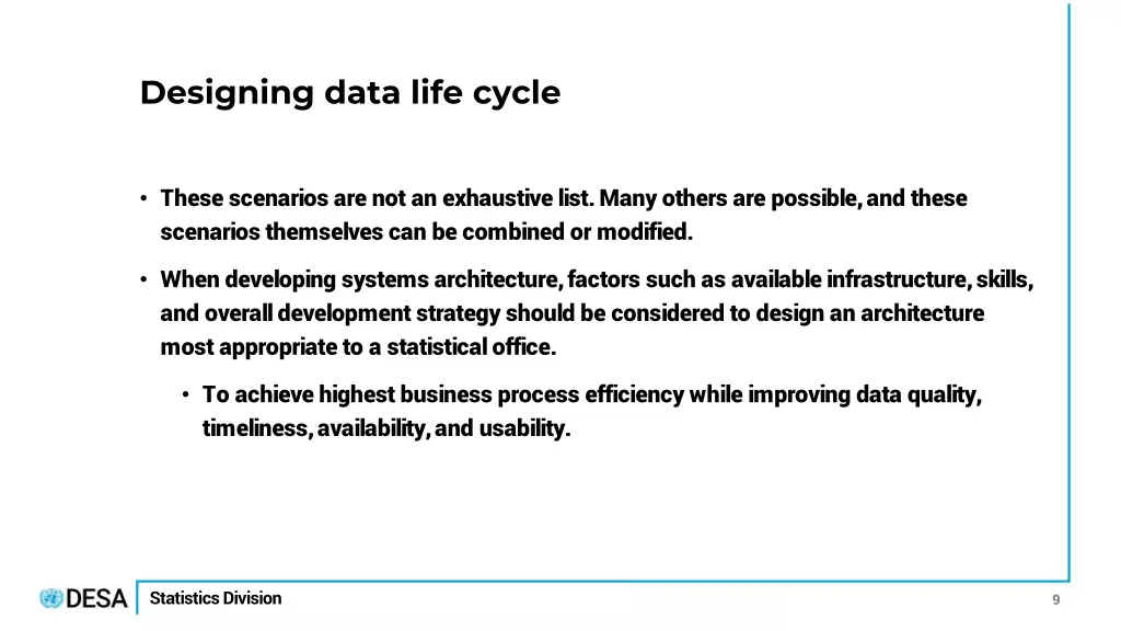 designing data life cycle