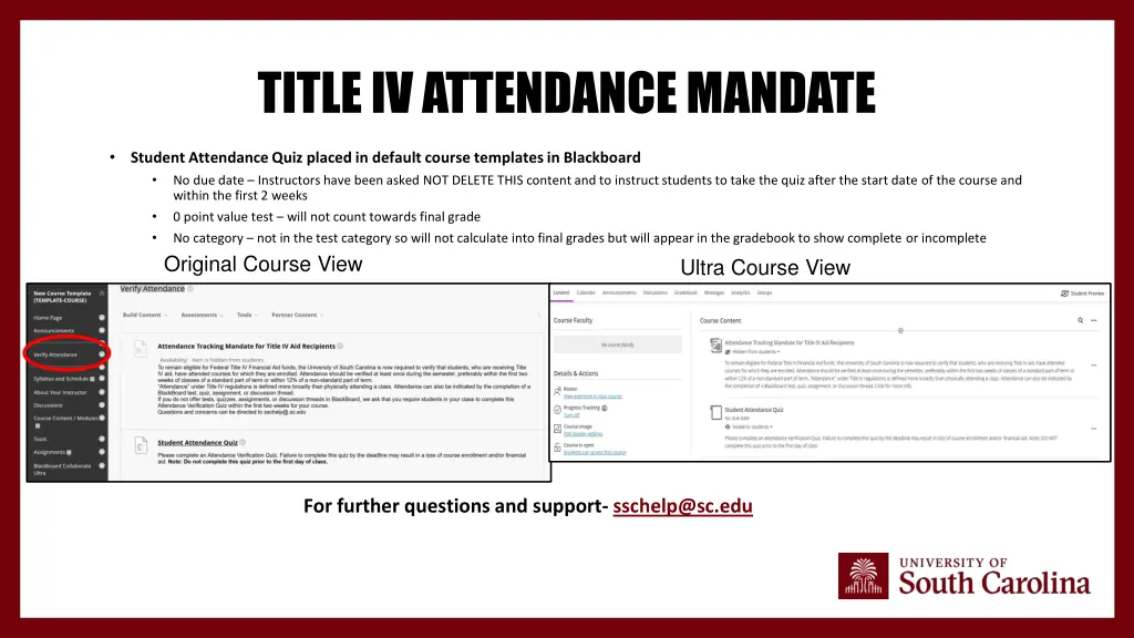 title iv attendance mandate