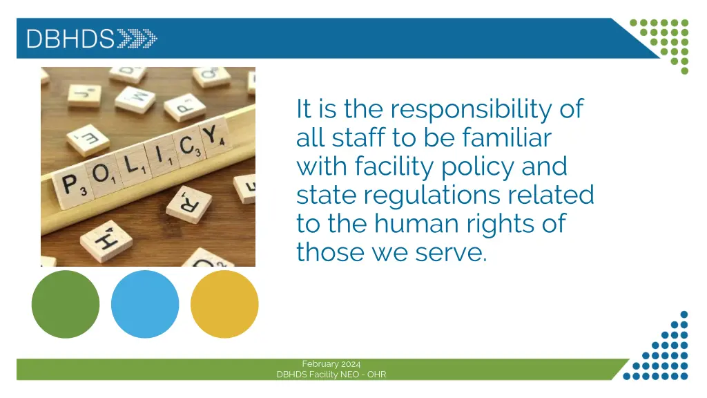 it is the responsibility of all staff