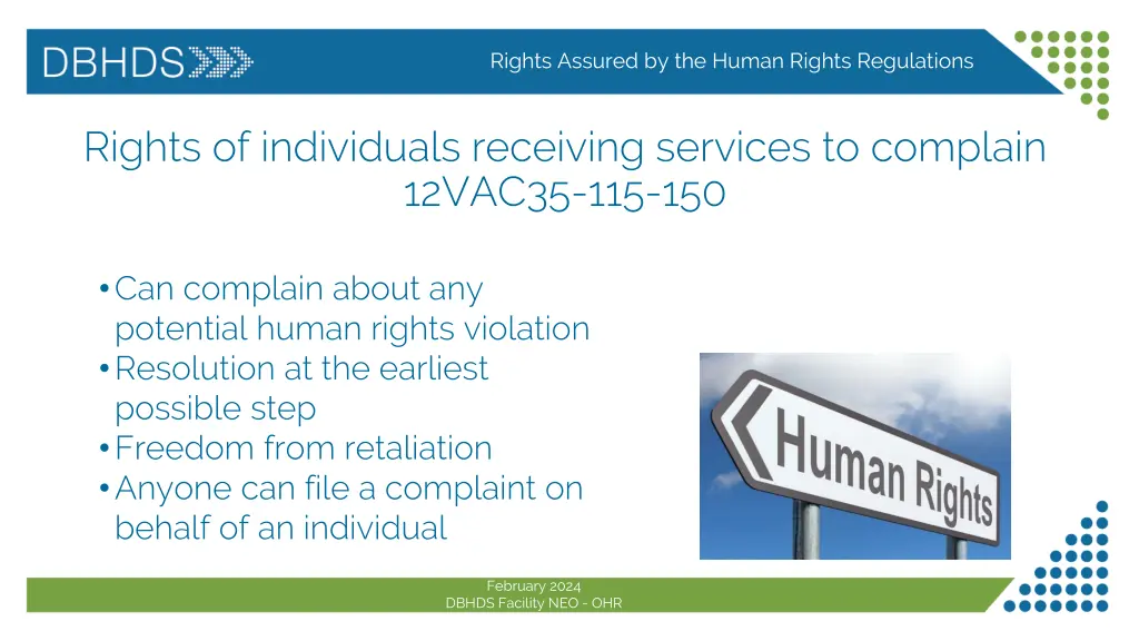 rights assured by the human rights regulations 11