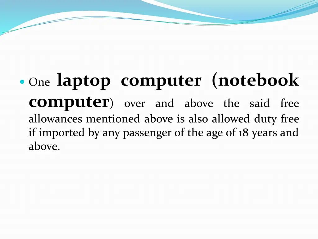 one laptop computer notebook computer over