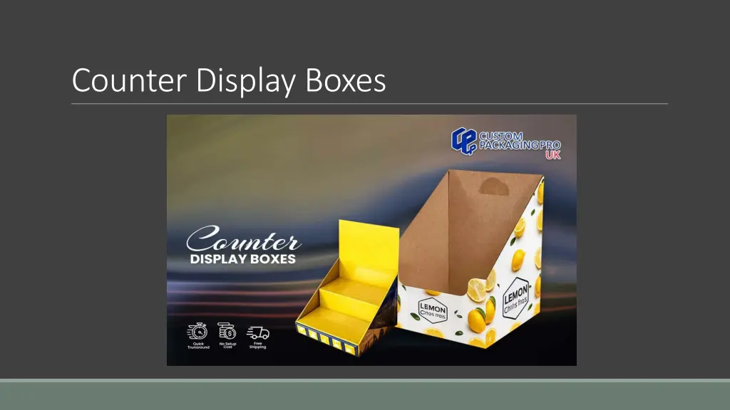 counter display boxes