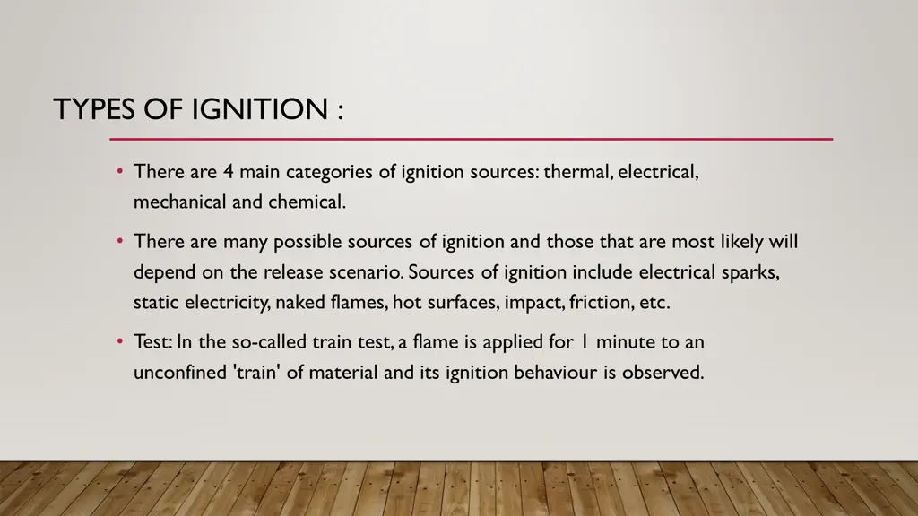 types of ignition