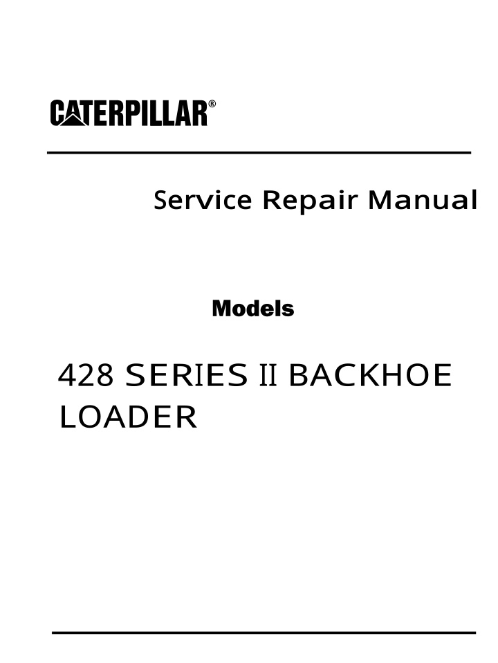 service repair manual